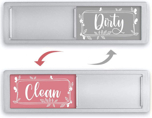 Dishwasher Magnet Clean Dirty Sign, Stylish Dirty Clean Dishwasher Magnet - Easy to Read Clean Dirty Magnet for Dishwasher, Strong Magnetic Dishwasher Clean Dirty Sign, Home Decor Kitchen Sign Magnets